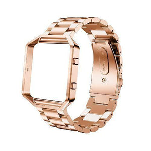 Rose Gold Stainless Steel Strap for Fitbit Blaze