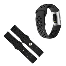 Black/Black Band for Fitbit Charge 3
