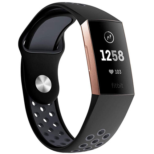 Black/Grey Strap for Fitbit Charge 3