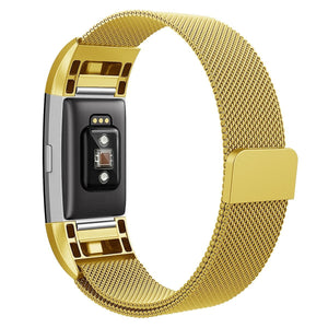 Gold Metal Strap for Fitbit Charge 2