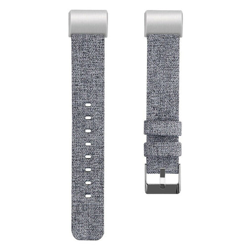 Grey Nylon Strap for Fitbit Charge 2