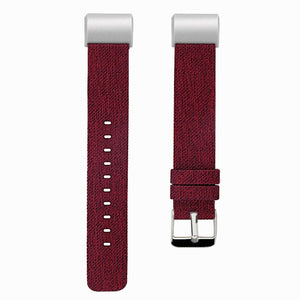 Red Nylon Strap for Fitbit Charge 2