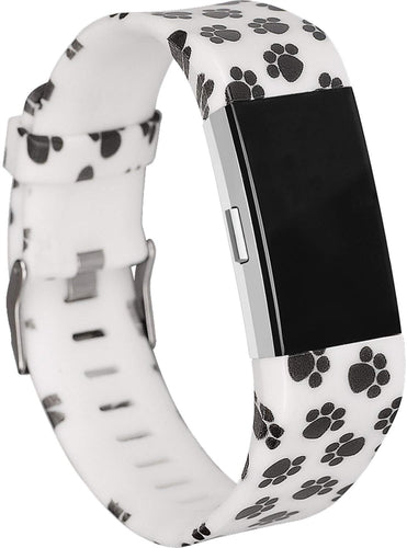 Dog Paw Pattern Strap for Fitbit Charge 2