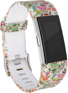 Owls Pattern Strap for Fitbit Charge 2
