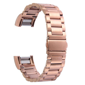 Rose Gold Stainless Steel Strap for Fitbit Charge 2