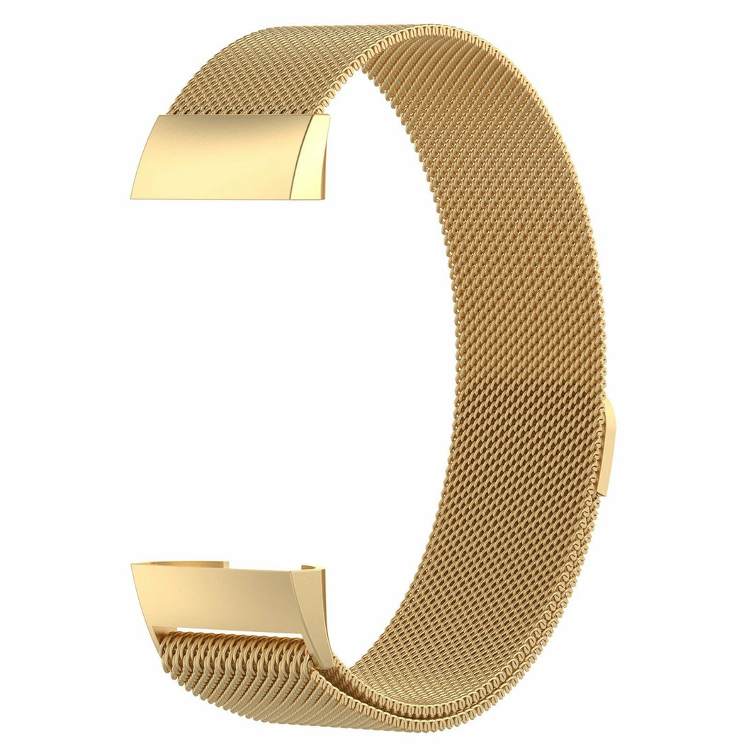 Gold Metal Strap for Fitbit Charge 3