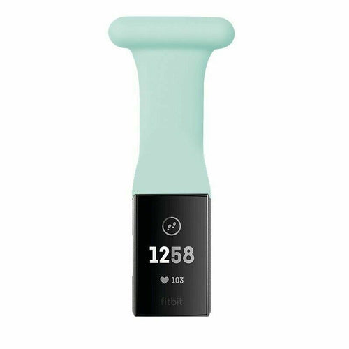 Mint Nurses Fob Strap for Fitbit Charge 3