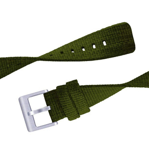 Dark Green Nylon Strap for Fitbit Charge 3
