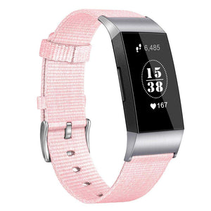 Light Pink Nylon Strap for Fitbit Charge 3
