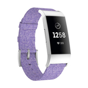 Purple Nylon Strap for Fitbit Charge 3