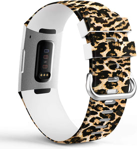 Leopard Print Band for Fitbit Charge 3