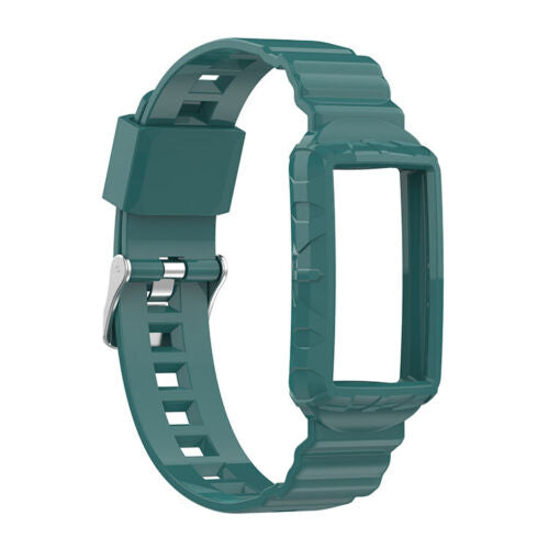 Pine Green Protective Strap for Fitbit Charge 3