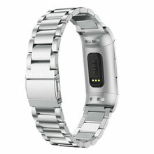 Silver Stainless Steel Strap for Fitbit Charge 3