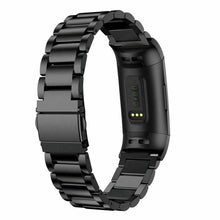 Black Stainless Steel Band for Fitbit Charge 4