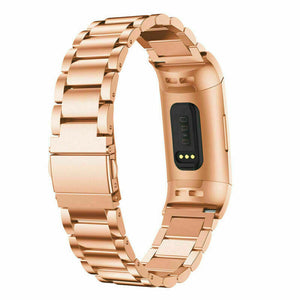 Rose Gold Stainless Steel Band for Fitbit Charge 4