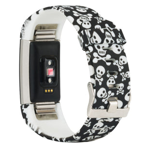 Punk Pattern Strap for Fitbit Charge 5