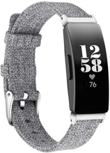 Grey Nylon Strap for Fitbit Inspire