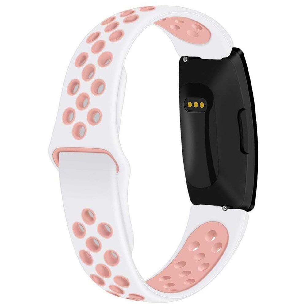 White/Pink Strap for Fitbit Inspire