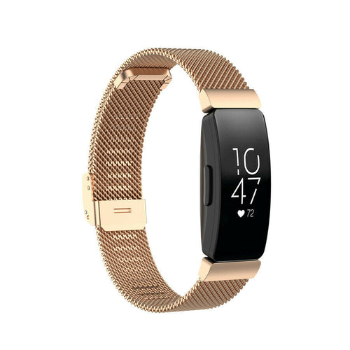 Rose Gold Metal Strap for Fitbit Inspire 2 Strap