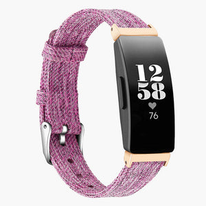 Purple Nylon Strap for Fitbit Inspire HR