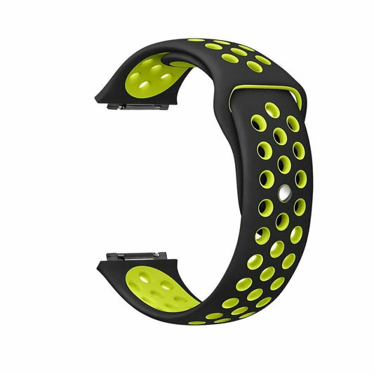Black/YellowÂ  Strap for Fitbit Ionic