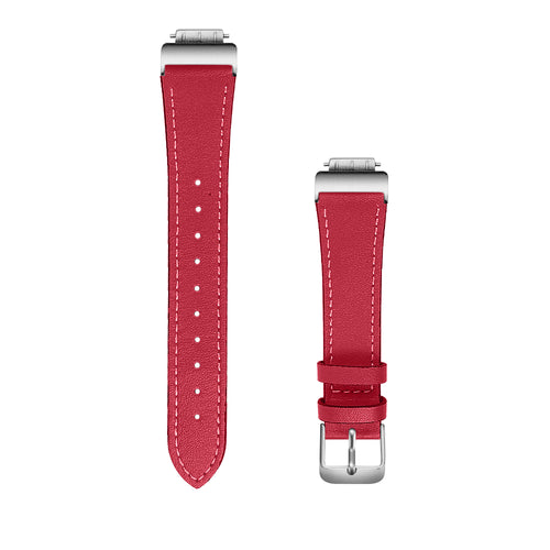 Red Leather Strap for Fitbit Luxe
