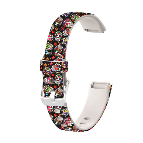 Skulls Pattern Strap for Fitbit Luxe