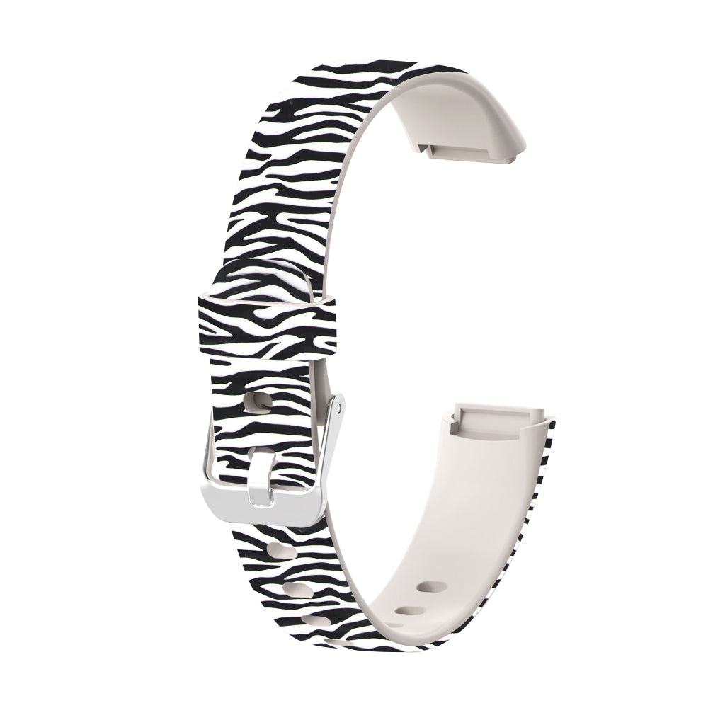 Zebra Print Pattern Strap for Fitbit Luxe
