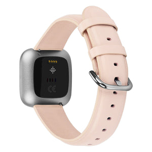Light Pink Leather Band for Fitbit Sense