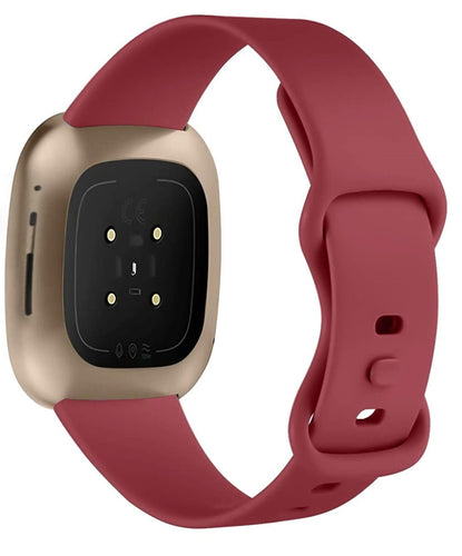 Wine Red Strap for Fitbit Sense