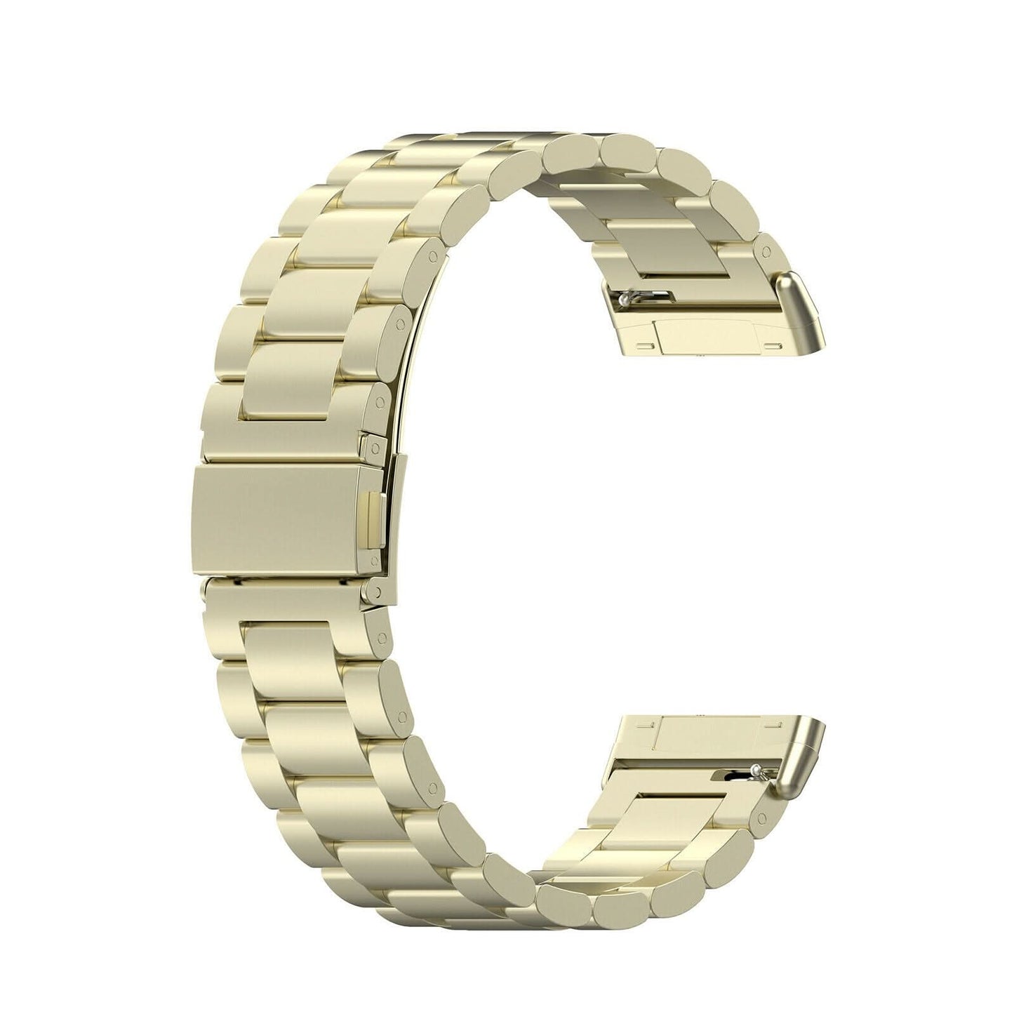 Silver Stainless Steel Strap for Fitbit Sense