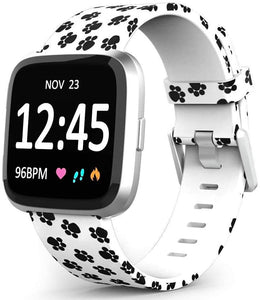 Dog Paw Pattern Band for Fitbit Sense 2