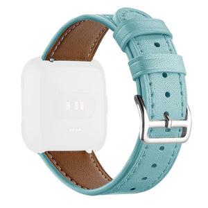 Mint Leather Strap for Fitbit Versa 2