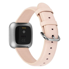 Light Pink Leather Band for Fitbit Versa 3