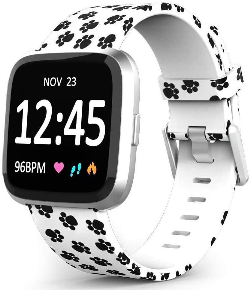 Leopard print 2024 fitbit versa band