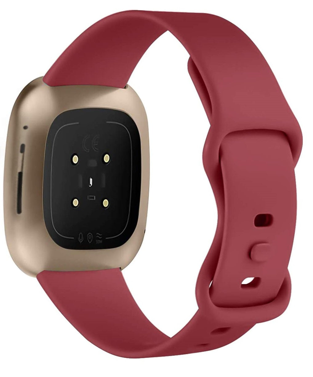 Wine Red Strap for Fitbit Versa 3