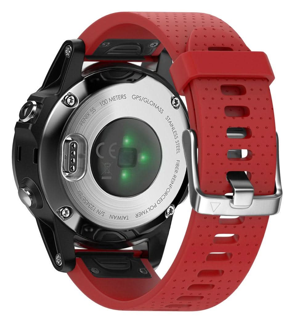 Red Garmin Fenix 5S Strap