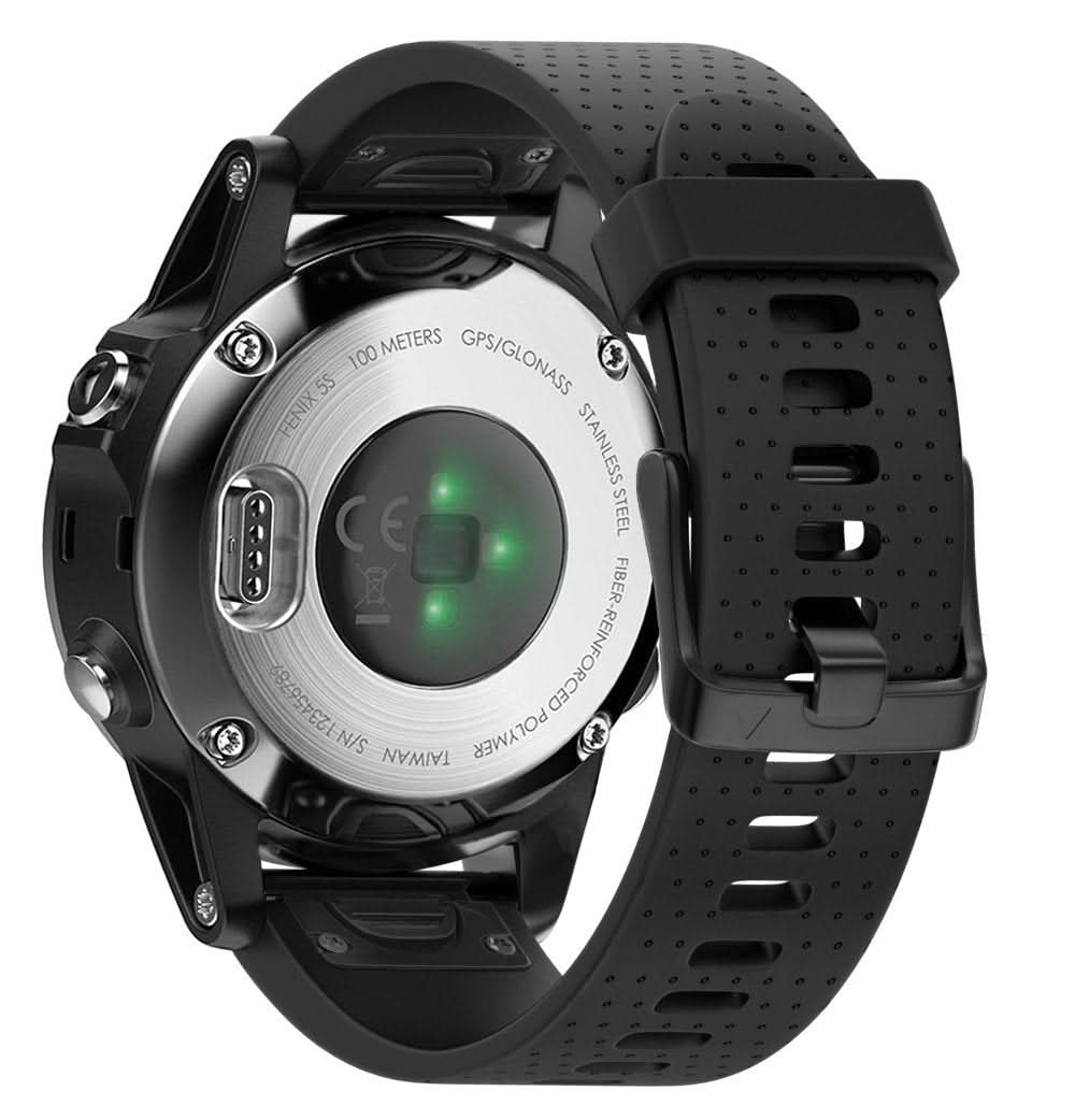Black Garmin Fenix 6S Strap