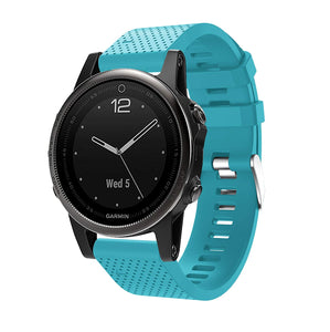 Strap for Garmin Fenix 7S Light Blue