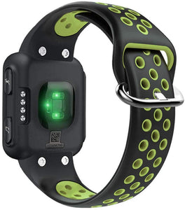 Strap for Garmin Forerunner 30 Black/Green 