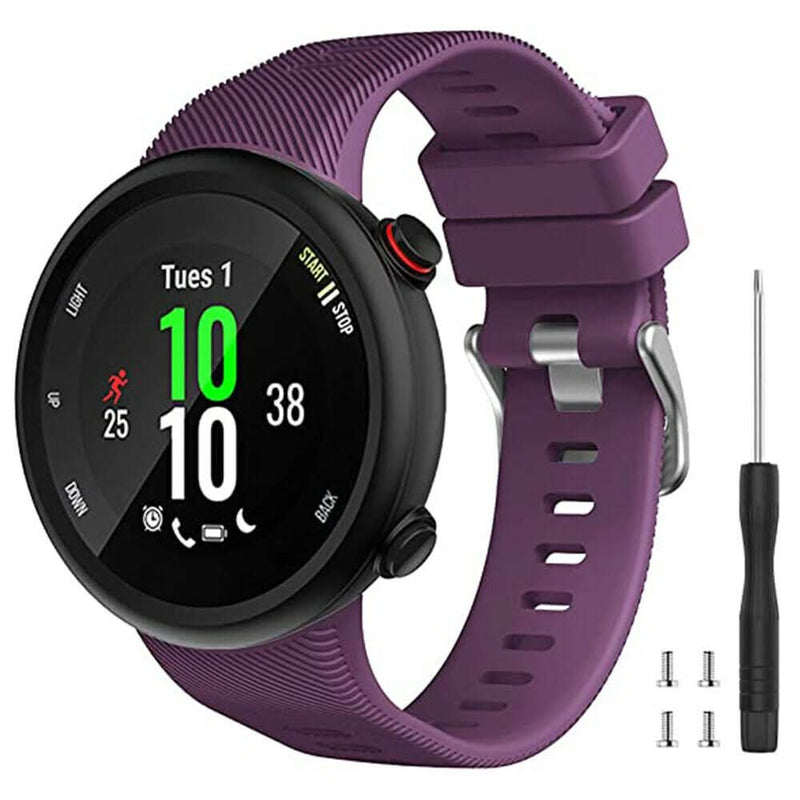Purple Garmin Forerunner 45S Strap – FitStrapsUK