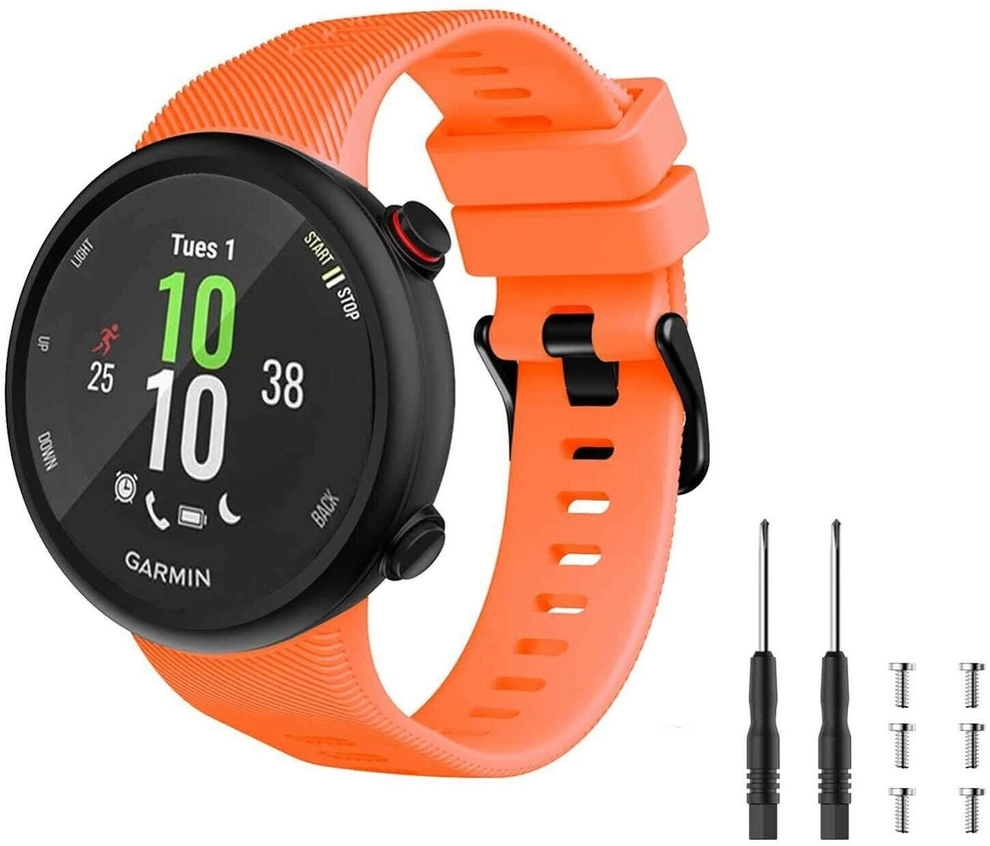 Orange Garmin Forerunner 45S Strap