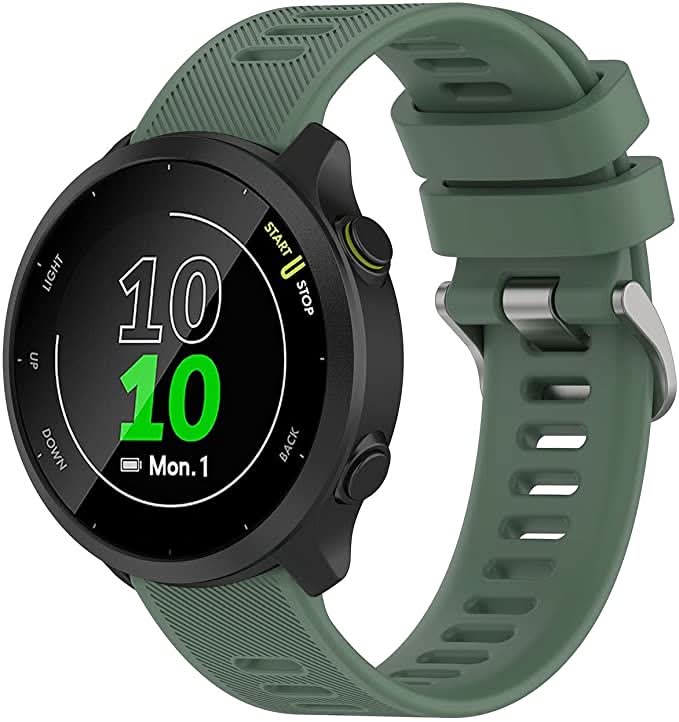 Olive Green Garmin Forerunner 55 Strap