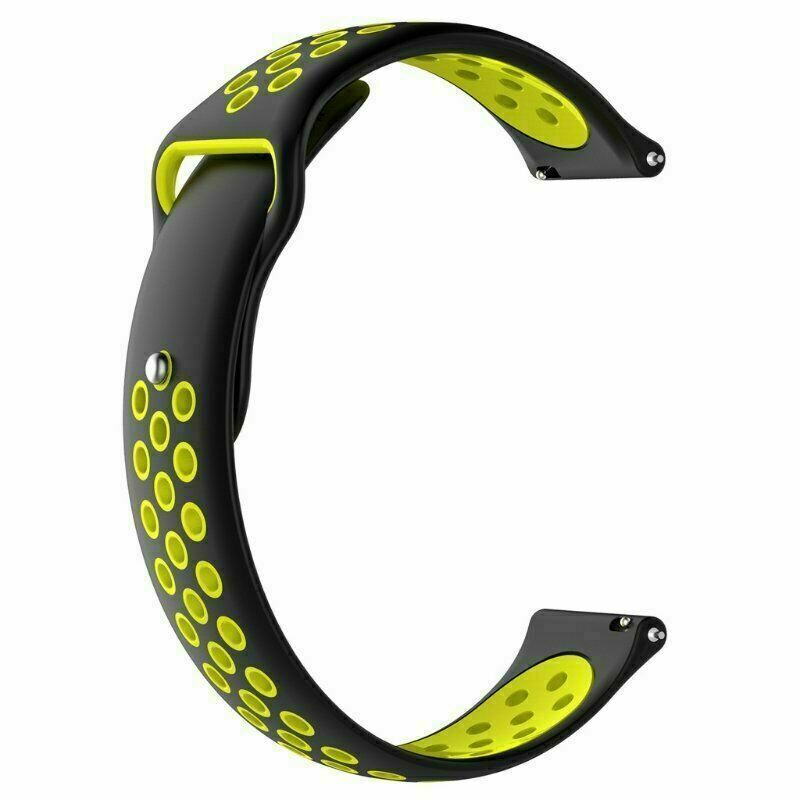 Black/Yellow Garmin Vivoactive 4s Strap