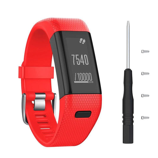Red Garmin Vivosmart HR Strap