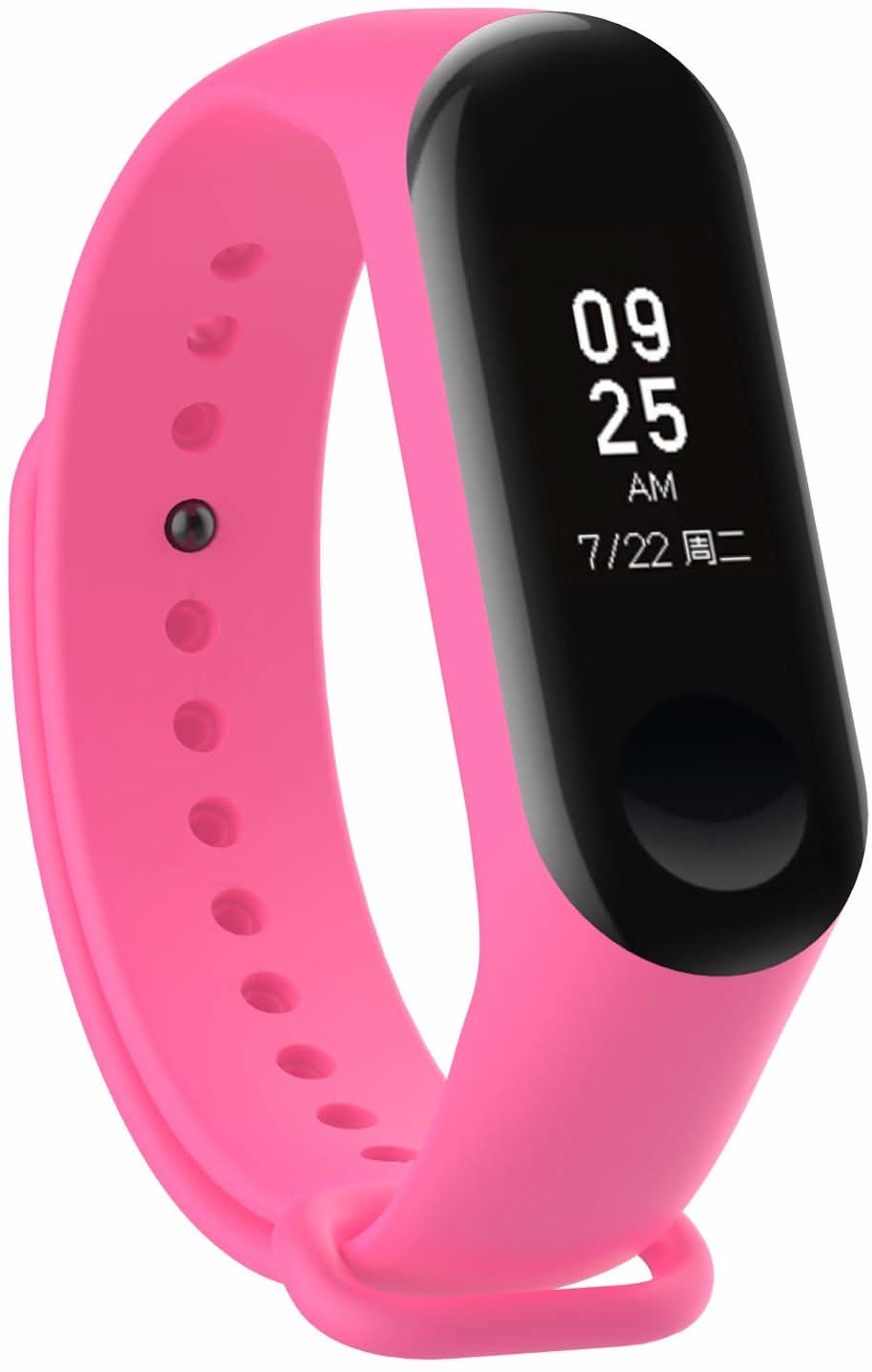 Pink replacement strap for the Xiaomi Mi Band 3/4