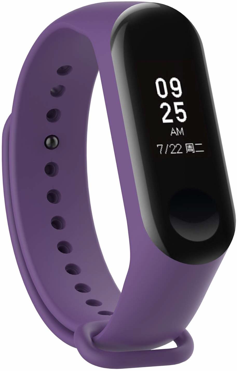 Purple replacement strap for the Xiaomi Mi Band 3/4