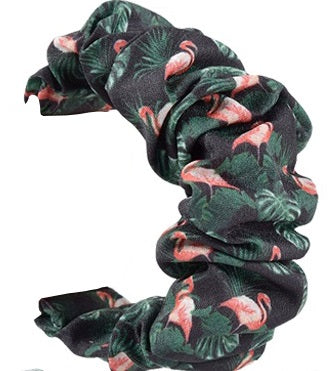 Flamingo Scrunchie Strap for Fitbit Charge 3