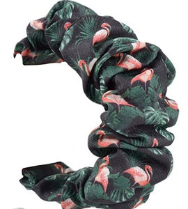 Flamingo Scrunchie Strap for Fitbit Charge 4