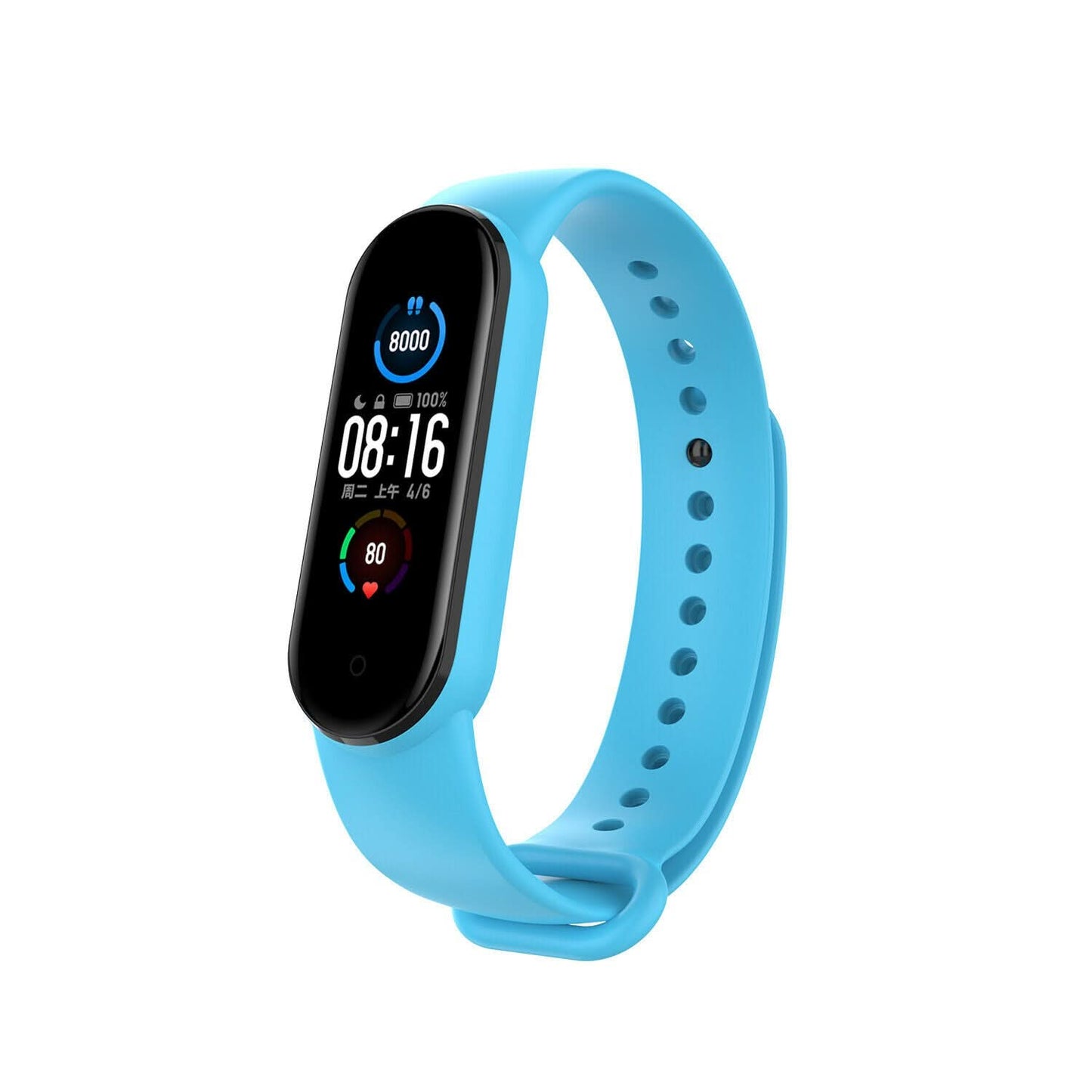 Light Blue Strap for Xiaomi Mi Band 5/6